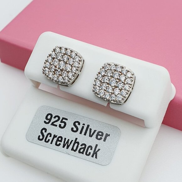 "925 Sterling Silver Cubic Zirconia Earrings, U19254556 - Picture 8 of 11